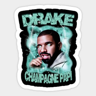 Drake Champaign Papi Sticker